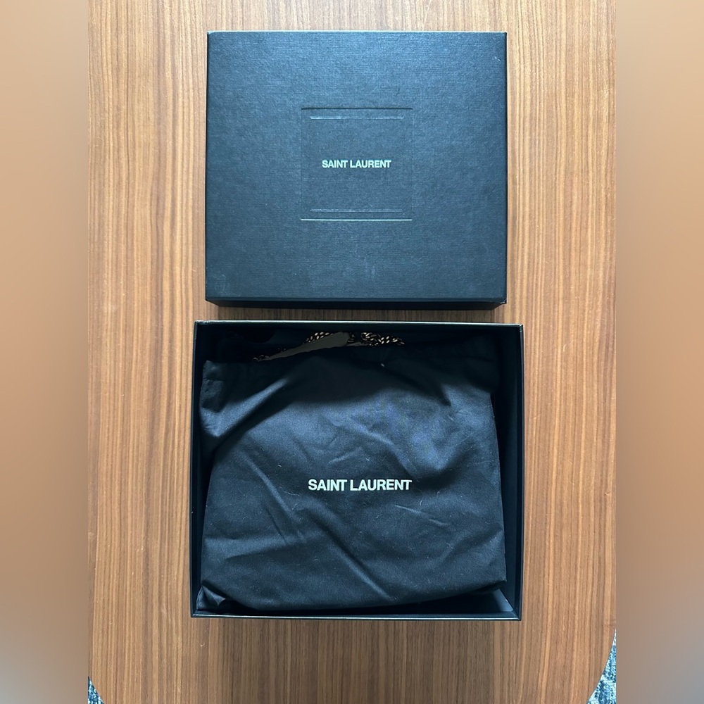 AUTHENTIC Small Saint Laurent Lou Lou Purse from Paris - Picture 11 of 15